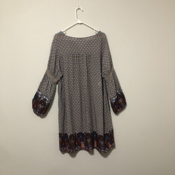 Umgee + Mixed Boho Print Dress Size 1XL (B) - Picture 5 of 5